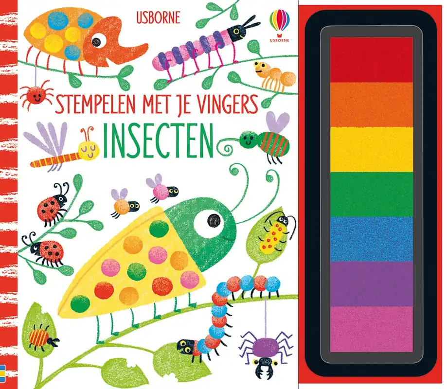 Stempelen met je vingers Insecten Seizoensaanbieding