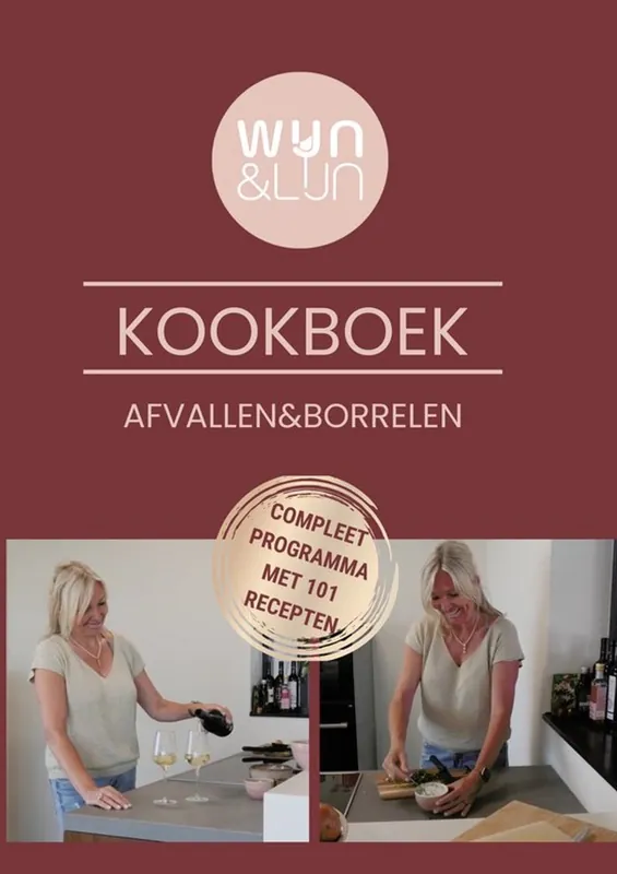 Kookboek Afvallen en Borrelen - Elke Werkers Speciale Aanbieding