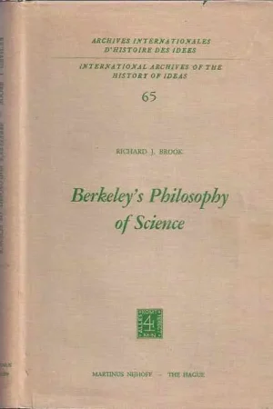 Berkeley's Philosophy of Science - Brook, Richard J. Gereduceerde Prijs