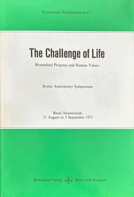 Koop Online The Challenge of life. - Fehr, Hans (ed.)/Kunz, Robert M.