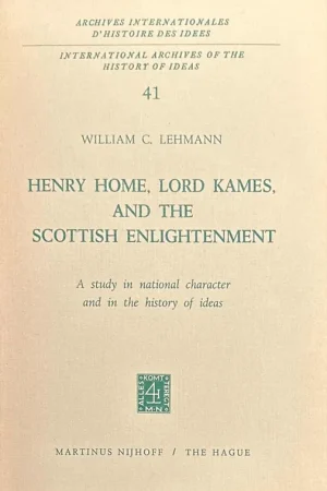 Uitverkoop Henry Home, Lord Kames and the Scottish Enlightenment - Lehmann, William C.