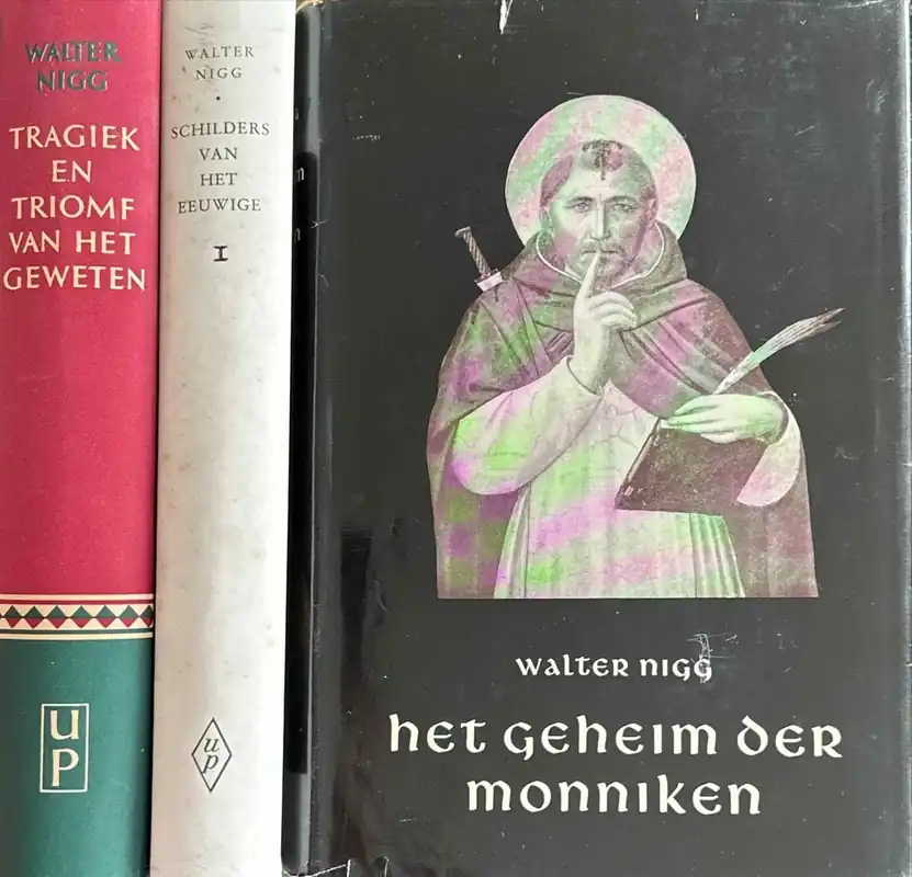 Tragiek en triomf van het geweten. Het boek der ketters. MET: Schilders van het eeuwige. MET: Het geheim der monniken (Set van 3 titels) - NIGG, WALTER Hete Deal