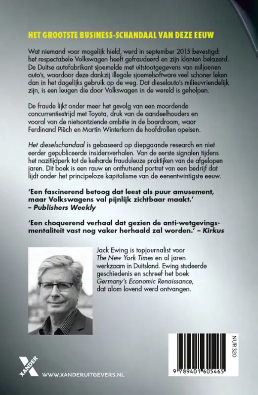 Het Diesel Schandaal - Jack Ewing Beperkt Aanbod