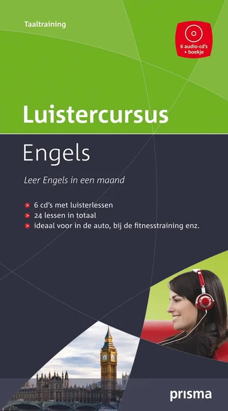 Exclusieve Aanbieding Prisma luistercursus Engels - Willy Hemelrijk