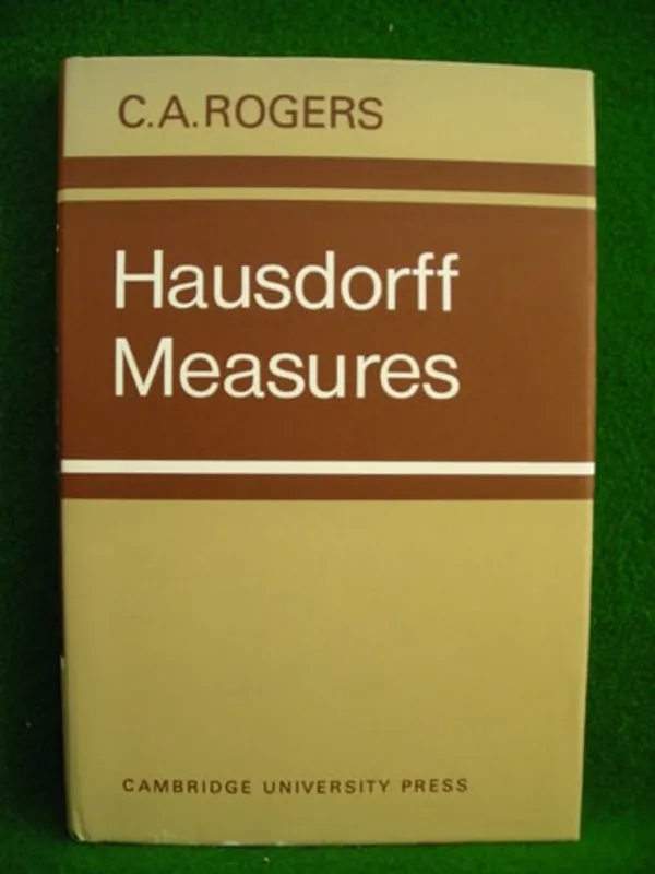 Hausdorff Measures - C. A. Rogers Uitverkoop