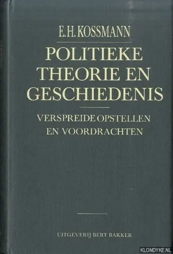 Politieke theorie en geschiedenis - Alfred Kossmann Fabrieksprijs