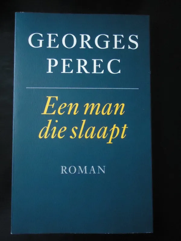 Een man die slaapt - Georges Perec Laatste Versie