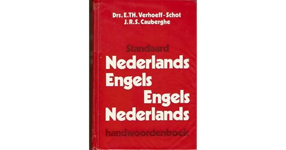 Standaard Nederlands-Engels, Engels-Nederlands handwoordenboek - Verhoeff-Schot en Cauberghe Korting