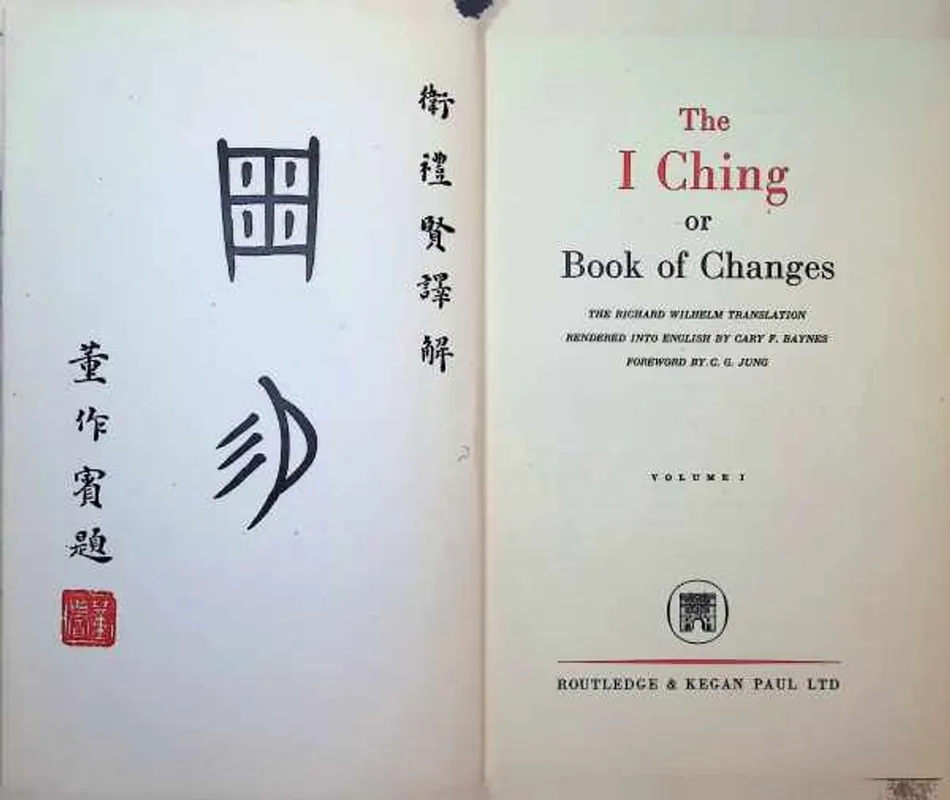 Must-Have The I Ching or book of Changes 2 volumes complete - Richard Wilhelm, Cary F. Baynes , G. G. Jung