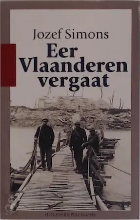Aanbieding Eer Vlaanderen vergaat - J. Simons