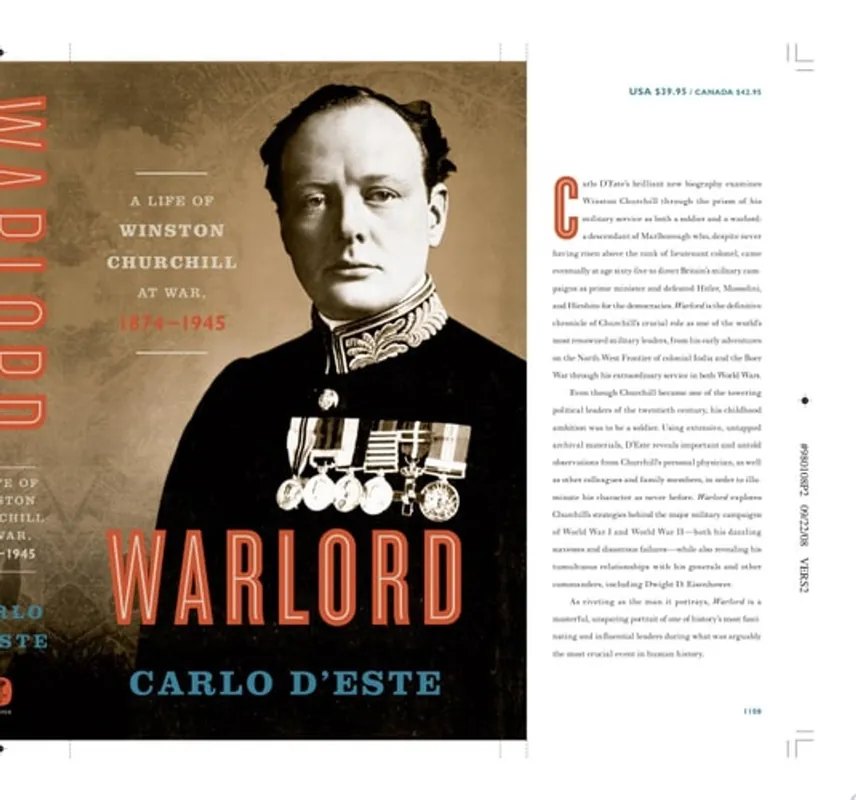 Tijdelijk Beschikbaar Warlord A Life of Winston Churchill at War, 1874-1945 - Carlo D'Este