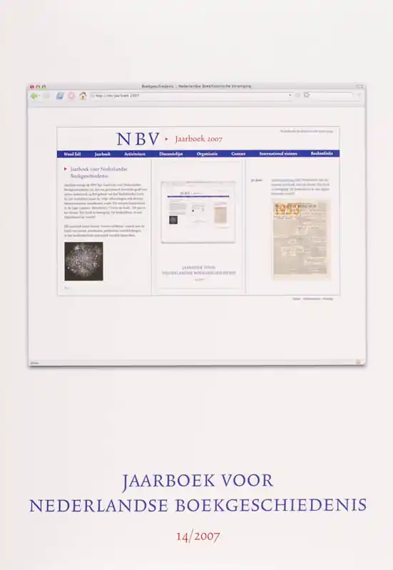 Nieuw 14/2007 - NEDERLANDSE BOEKGESCHIEDENIS