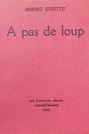 Voordeelprijs A pas de loup - Robert Guiette
