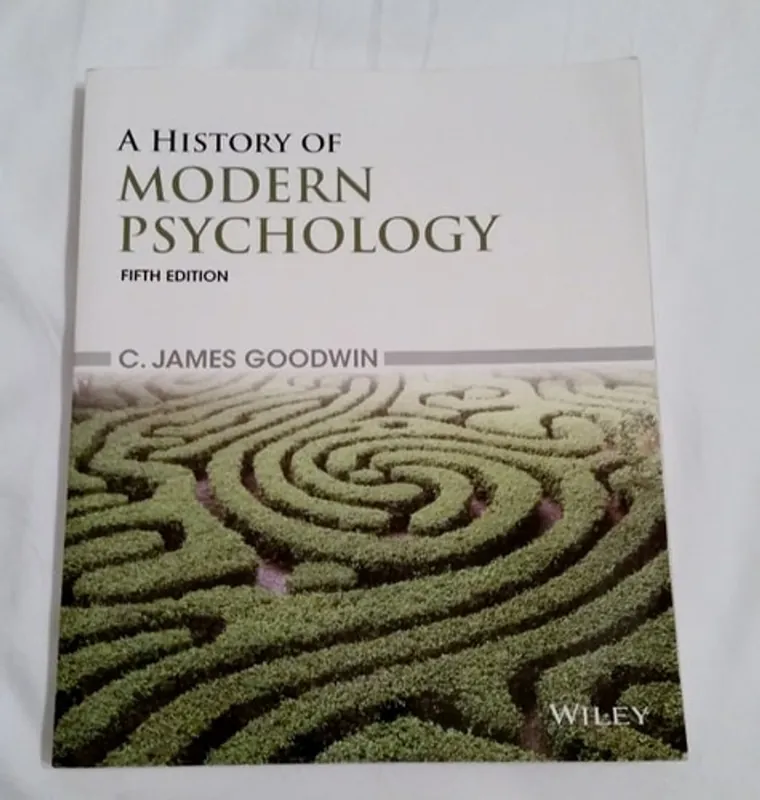 Dagaanbieding A History of Modern Psychology - C. James Goodwin
