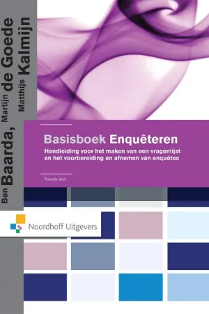 Vast Boek - Ben Baarda; Martijn De Goede; Matthijs Kalmijn Direct Verzonden