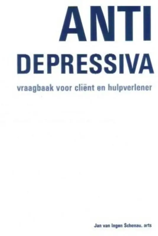 Snelle Levering Antidepressiva - W.J.B. van Ingen Schenau