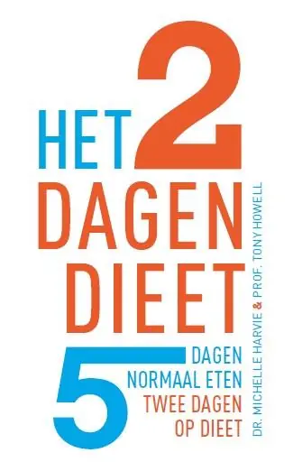 Merkproduct Het 2 dagendieet - Michelle Harvie; Tony Howell