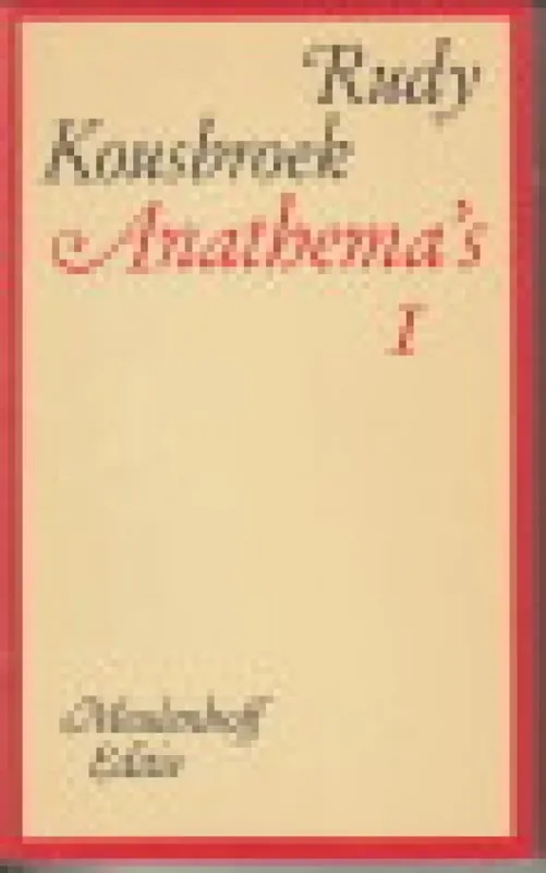 Lage Kosten 1 - Rudy Kousbroek