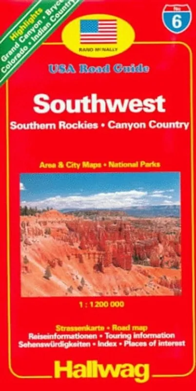 Lage Prijs Rand McNally Hallwag Road Guide Southwest: Southern Rockies/Canyon Country - Rand McNally