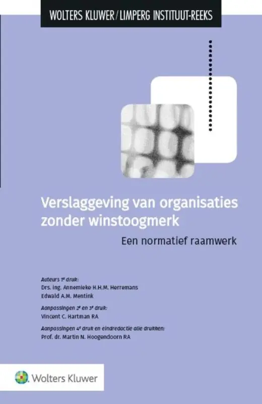 Seizoensaanbieding Verslaggeving van organisaties zonder winstoogmerk - Annemieke H.H.M. Herremans