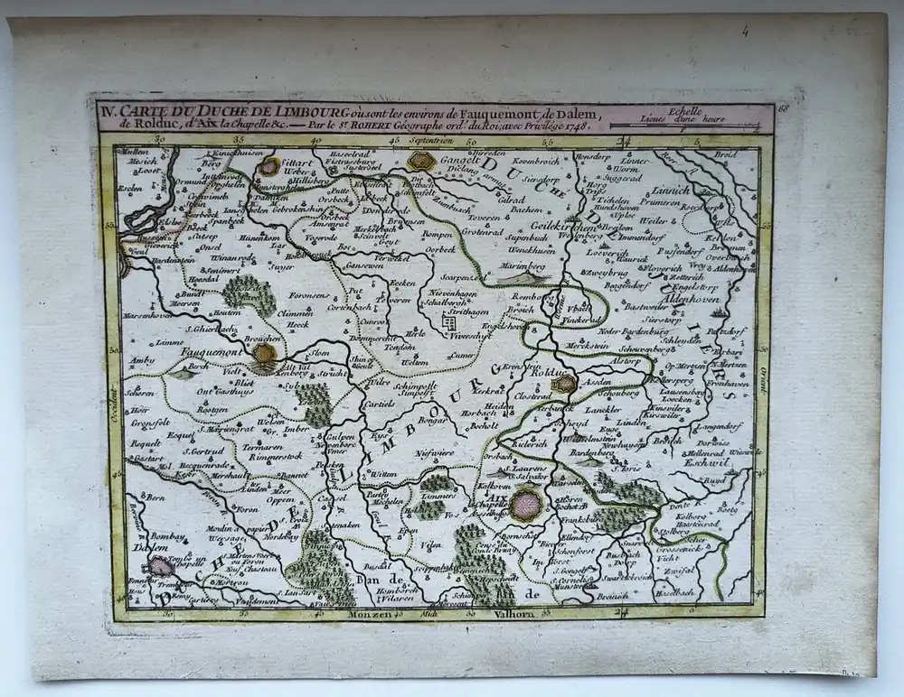 carte IV - Atlas Portatif, Universel et Militaire - Robert de Vaugondy / Delahaye, Guillaume-Nicolas Finale Uitverkoop