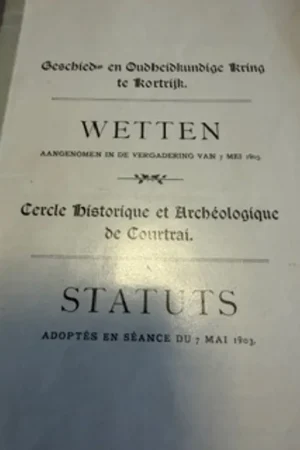 Wetten aangenomen in de vergadering van 7 mei 1903 - Dv Hoge Kwaliteit