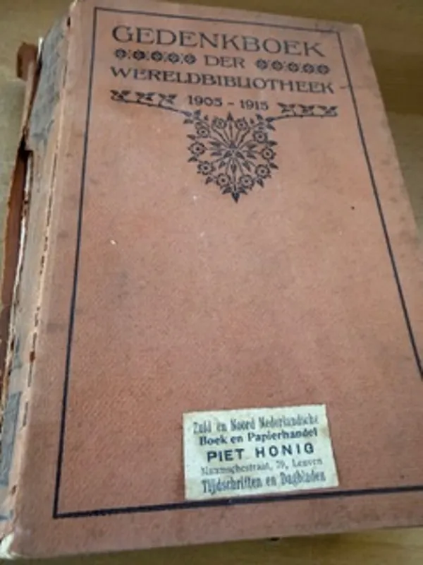 Seizoensaanbieding Gedenkboek der wereldbibliotheek 1905-1915 - Dv