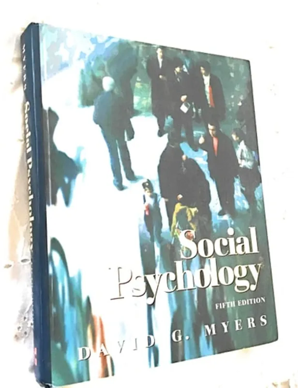 Social psychology - David G. Myers Uitverkoop