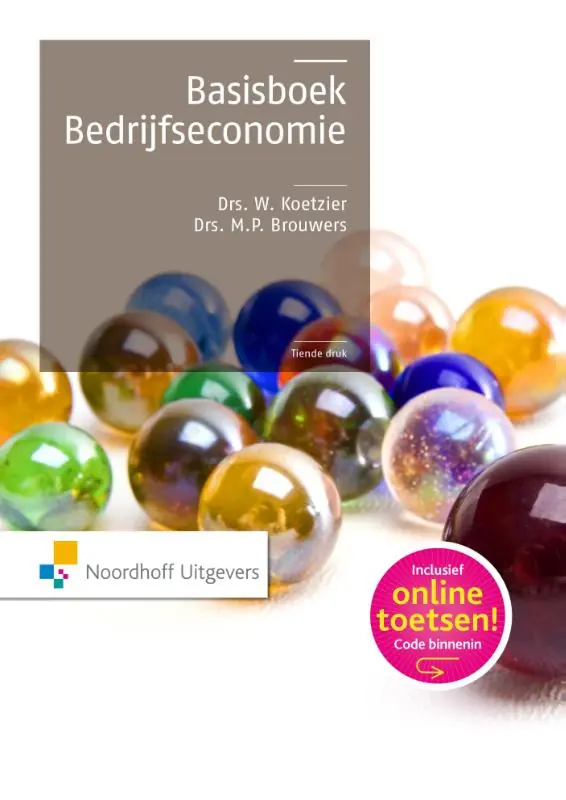 Basisboek bedrijfseconomie - Rien Brouwers; Wim Koetzier Tijdelijk Beschikbaar