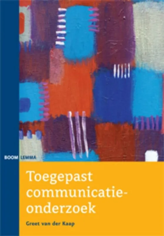 Exclusieve Aanbieding Toegepast communicatieonderzoek - G. van der Kaap