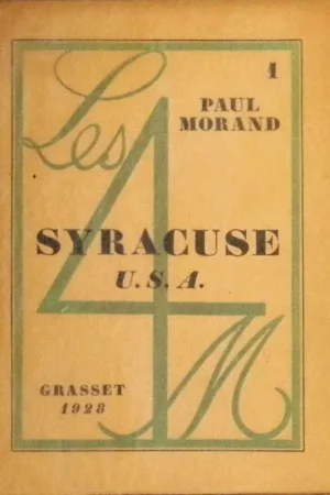 Voordeelprijs Syracuse ( U.S.A.) - PAUL MORAND