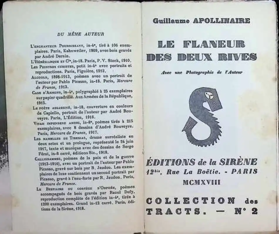 Le Flaneur des deux rives - Guillaume Apollinaire Betaalbaar