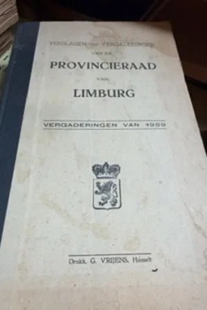 verslagen der vergadering van de Provincieraad van Limburg - 1959 - Dv Premium