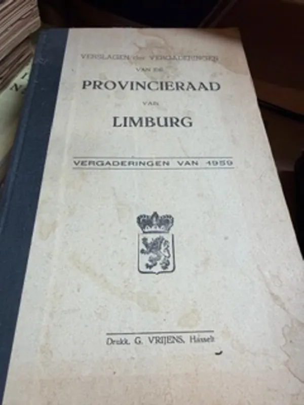 verslagen der vergadering van de Provincieraad van Limburg - 1959 - Dv Premium