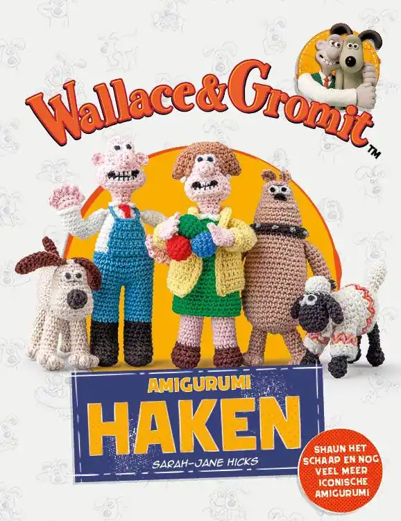 Wallace and Gromit - amigurumi haken / Druk 1 Premium
