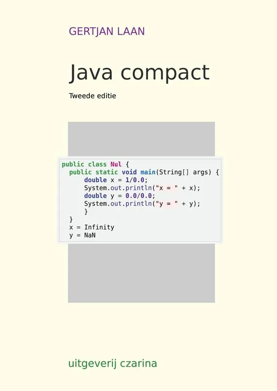 Tijdelijk Beschikbaar Java compact / Druk 1
