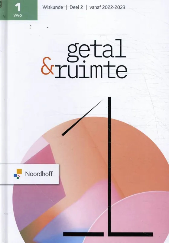 Getal en Ruimte 1 vwo deel 2 Leerboek / Druk 13 Nieuw