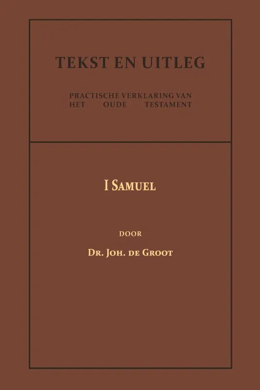 Uitverkoop I Samuel / Druk 1