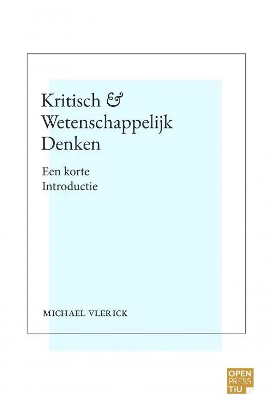 Kritisch en Wetenschappelijk Denken / Druk 1 Rechtstreeks Van De Fabrikant