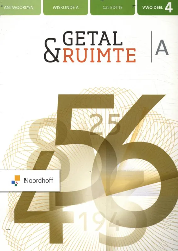 Exclusieve Aanbieding Getal & Ruimte vwo A antwoordenboek 4 / Druk 12