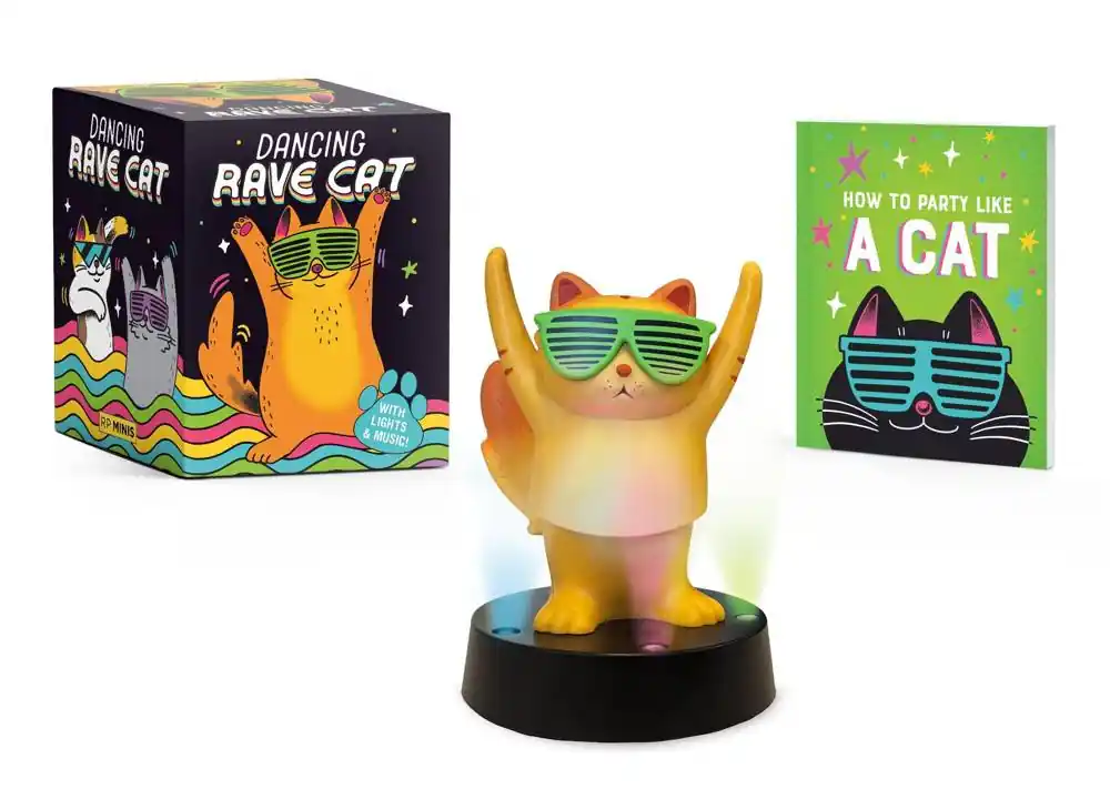 Hoge Kwaliteit Dancing Rave Cat: With Lights & Music!