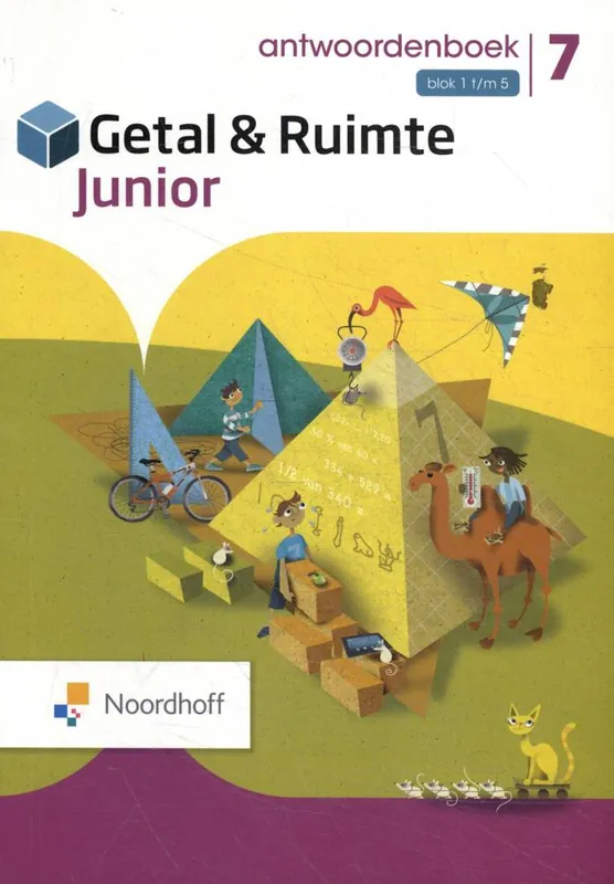 Getal & Ruimte Junior groep 7_deel 1 antwoordenboek / Druk 1 Bestel Nu