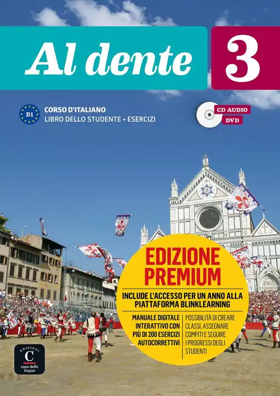 Direct Beschikbaar Al dente 3 - BlinkLearning – edizione Premium B1 Libro dello studente + esercizi / 1 Edition