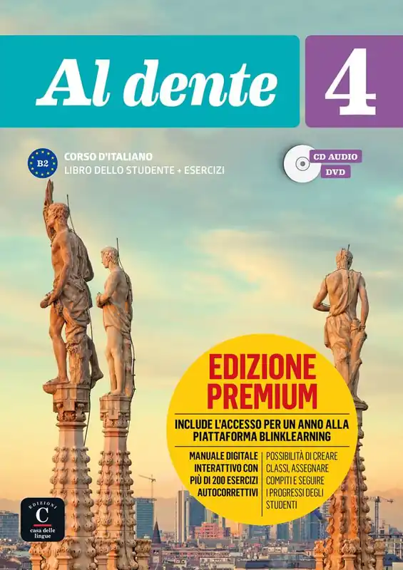 Al dente 4 - BlinkLearning – edizione Premium B2 Libro dello studente + esercizi / 1 Edition Aanbieding