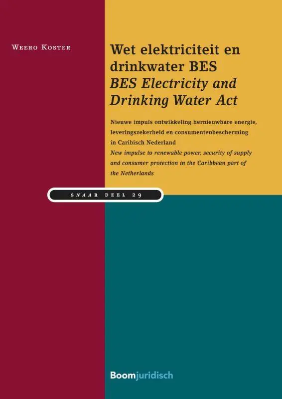 Nu Kopen Wet elektriciteit en drinkwater BES / BES Electricity and Drinking Water Act / 1st Edition