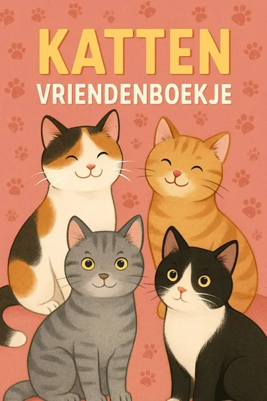 Katten Vriendenboekje / Druk 1 Fabrieksprijs