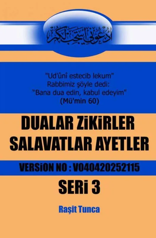Dualar Zikirler Salavatlar Ayetler 3 / 1 Edition Speciale Aanbieding