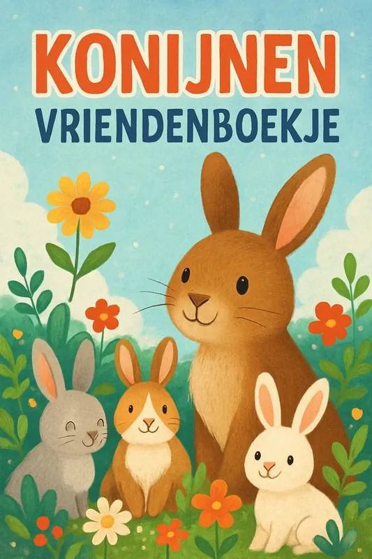 Konijnen Vriendenboekje / Druk 1 Finale Uitverkoop