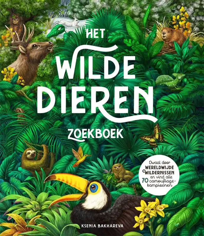 Het wilde dieren zoekboek / Druk 1 Laatste Versie