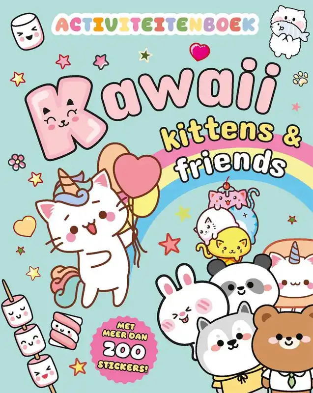 Nieuw Kawaii kittens & friends activiteitenboek / Druk 1